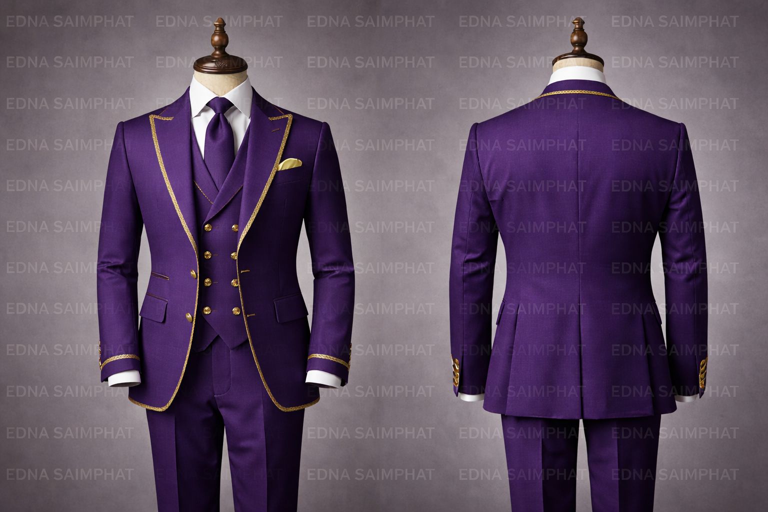 Signature Office Suit (3-Piece Design)