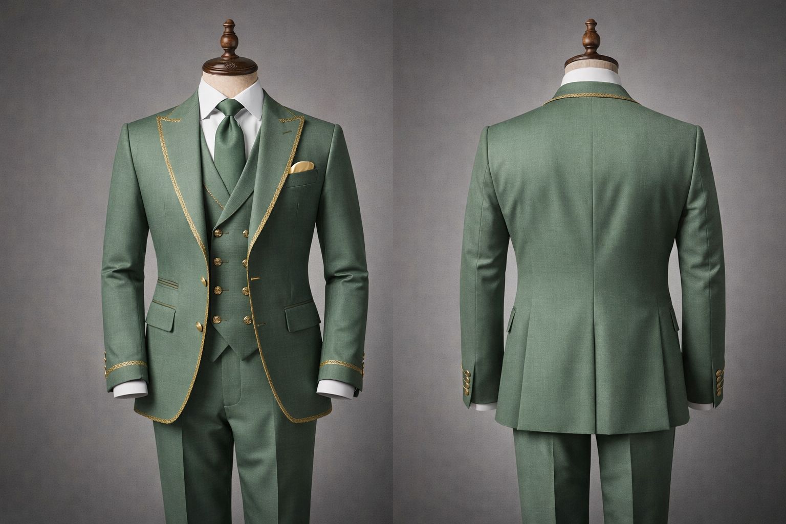 Signature Office Suit (3-Piece Design)